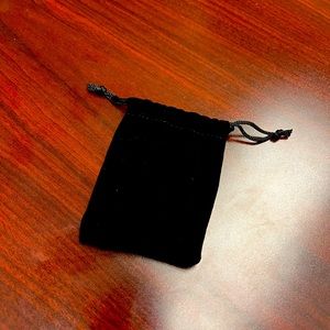 Black velvet Pouches 2 1/2 x 3 1/2